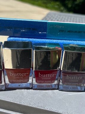 butter LONDON Patent Shine Nail Lacquer Trio - Red and Berry Shades